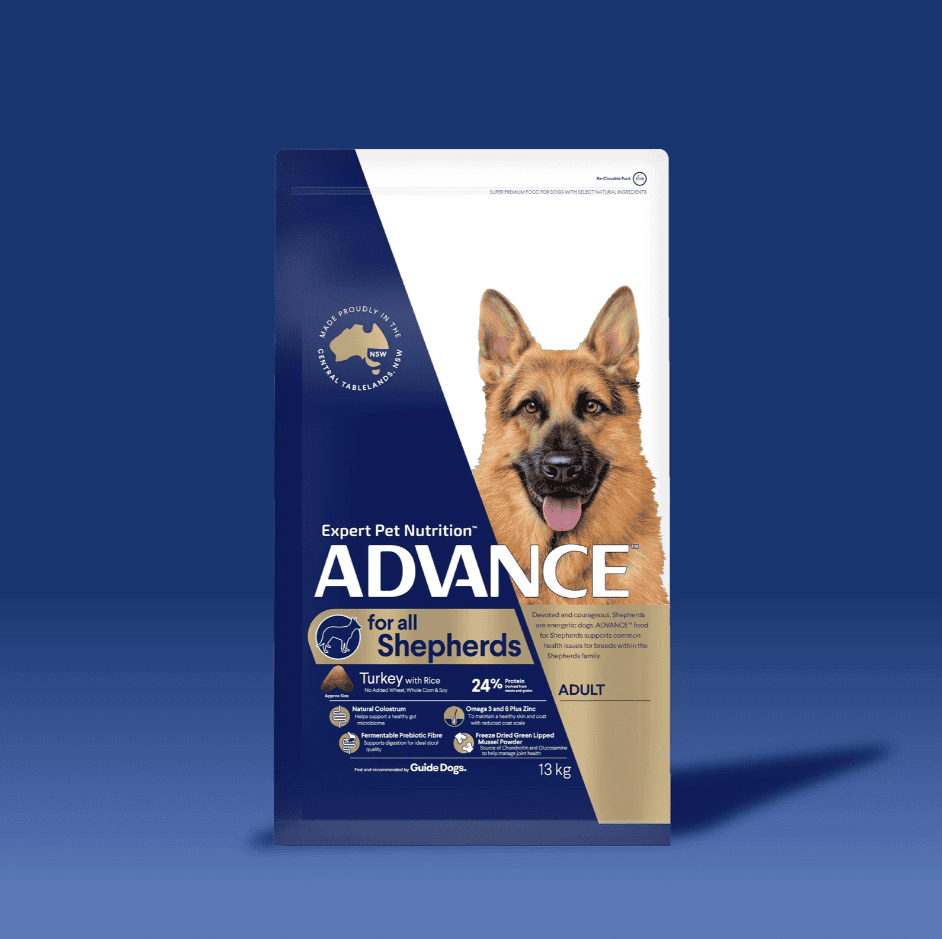 Advance Adult Shepherd Dog Food Turkey with Rice 13kg