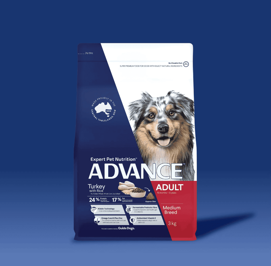 Advance Medium Breed Adult Dog Food Turkey with Rice