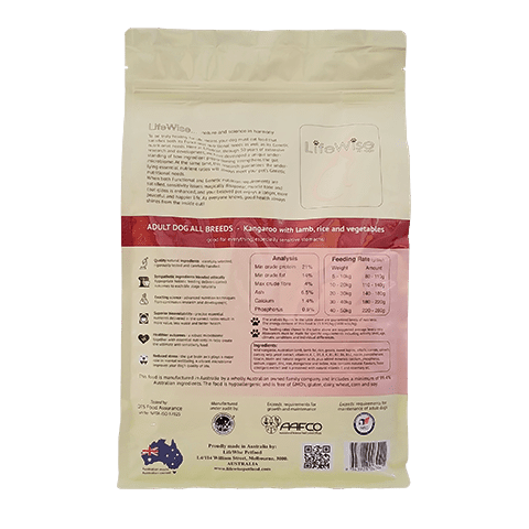 LifeWise Kangaroo with Lamb Food for Dogs
