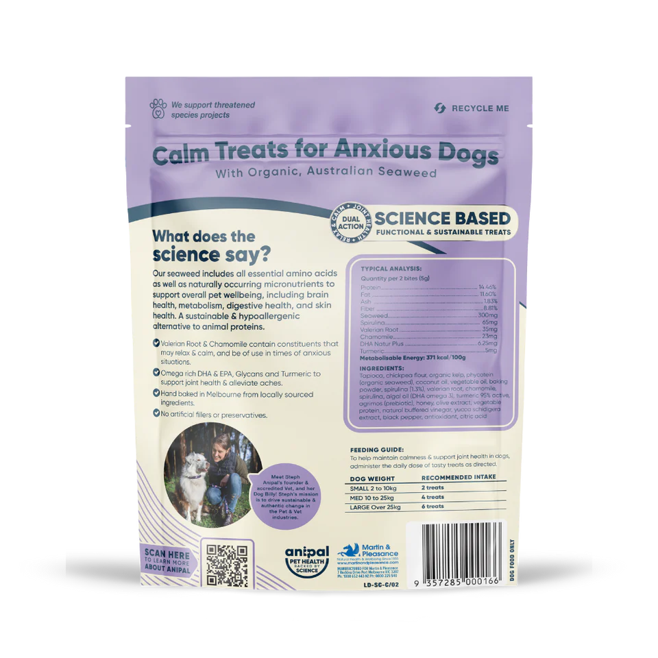 Anipal Calm Treats For Anxious Dogs 130g