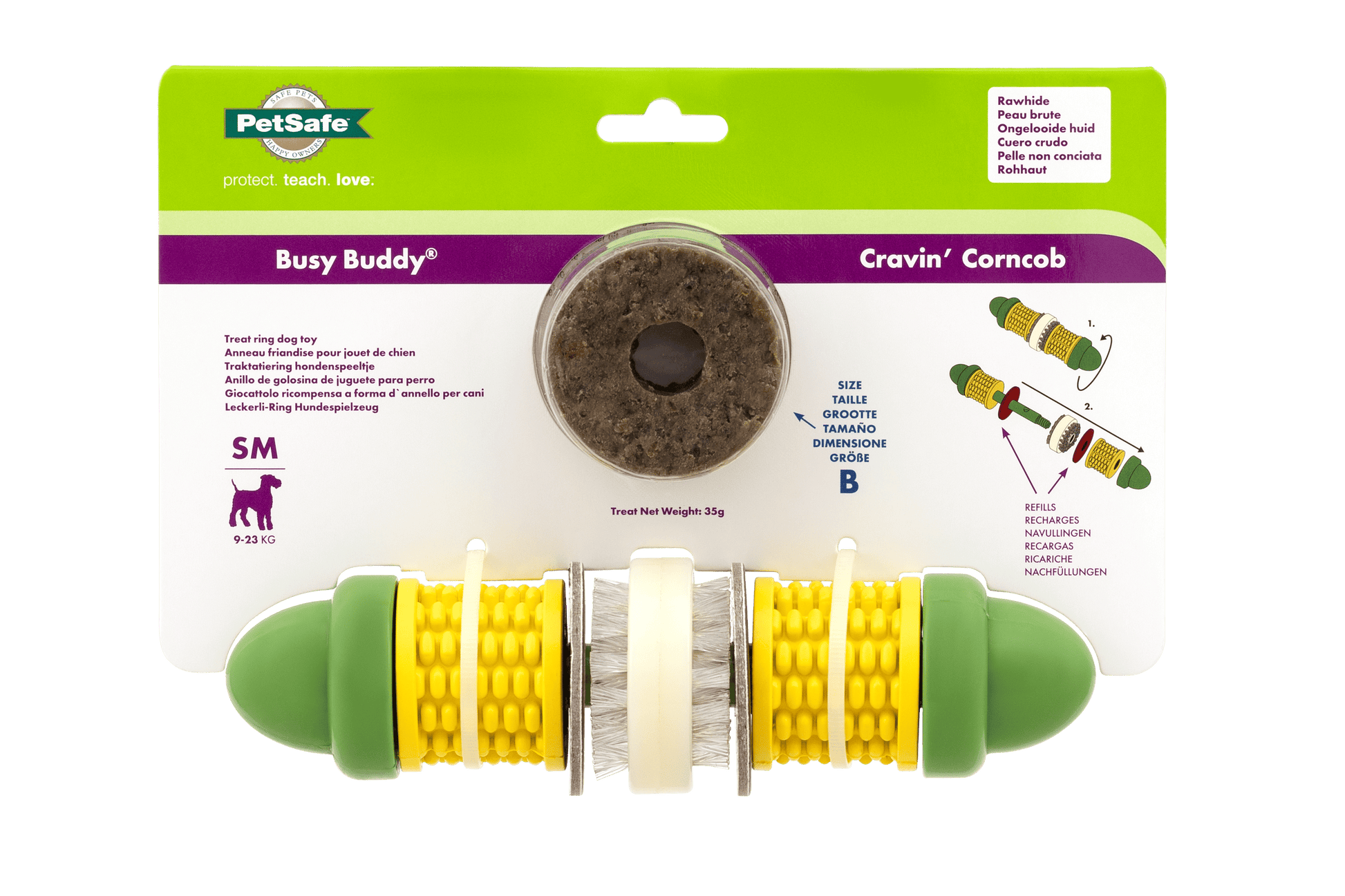 Petsafe Busy Buddy Craving Corncob Treat Ring Dog Toy