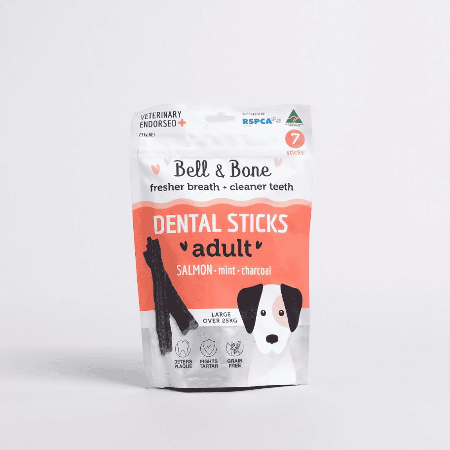 Bell & Bone Dental Stick - Salmon, Mint and Charcoal