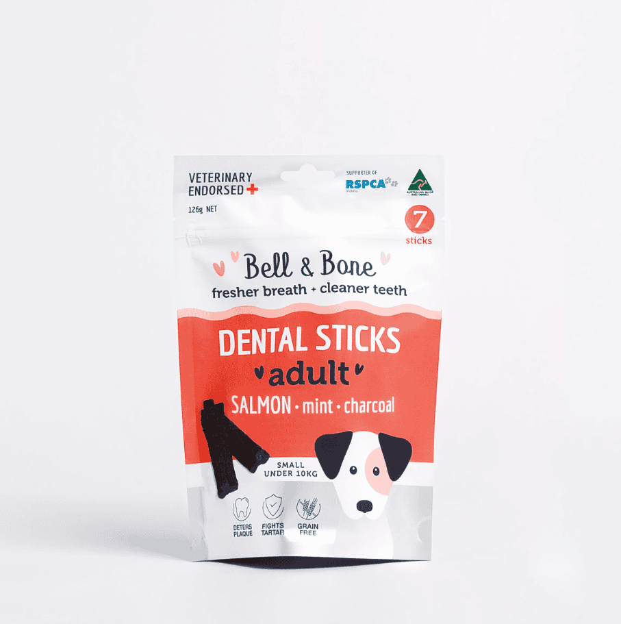 Bell & Bone Dental Stick - Salmon, Mint and Charcoal