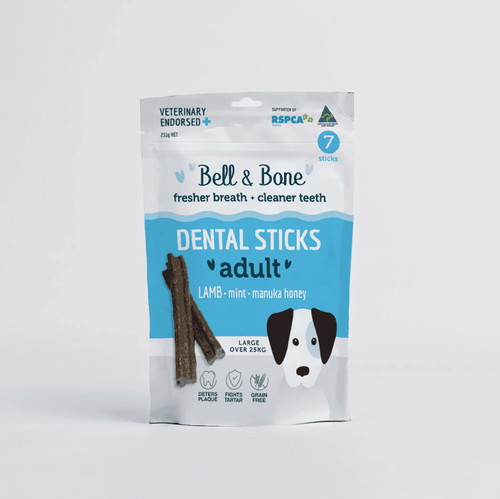 Bell & Bone Dental Stick - Lamb, Mint and Manuka Honey
