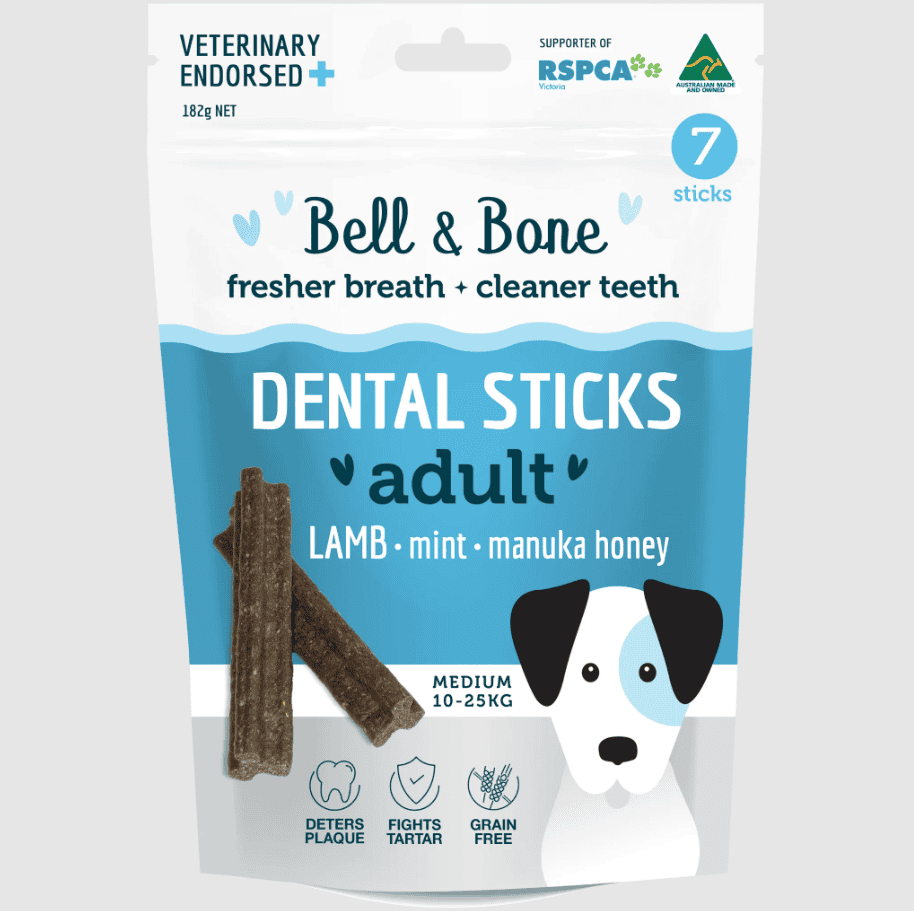 Bell & Bone Dental Stick - Lamb, Mint and Manuka Honey
