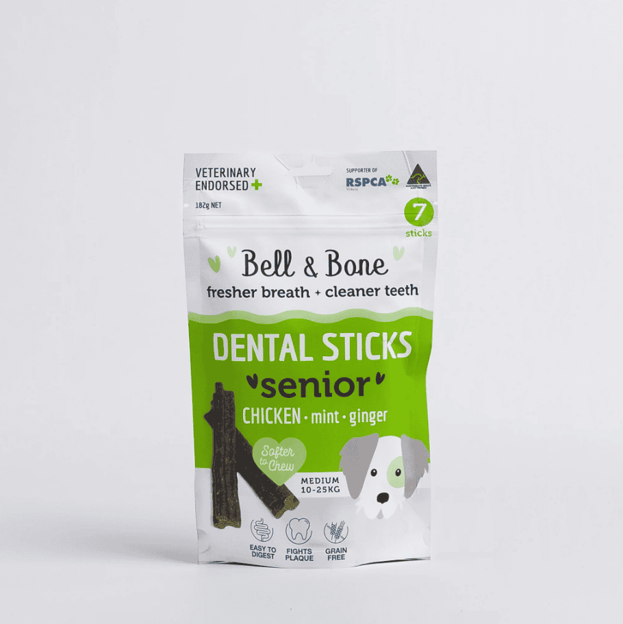 Bell & Bone Senior Dental Sticks - Chicken, Mint & Ginger