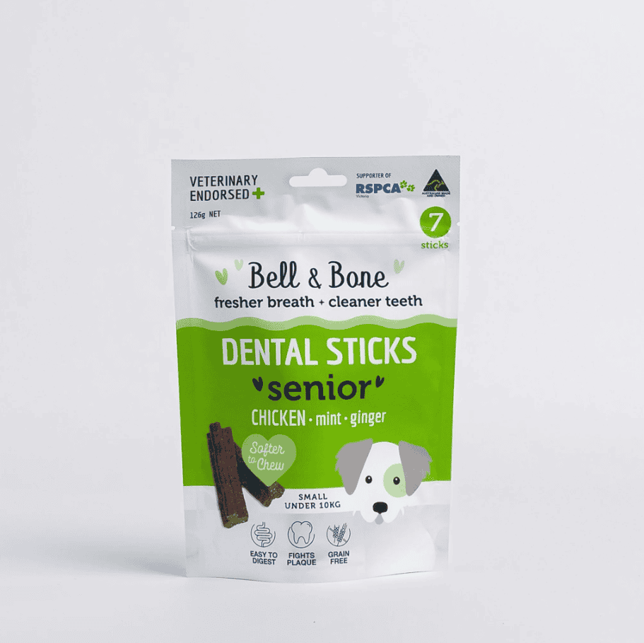 Bell & Bone Senior Dental Sticks - Chicken, Mint & Ginger