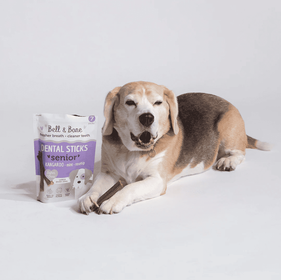 Bell & Bone Senior Dental Sticks - Kangaroo, Mint and Rosehip