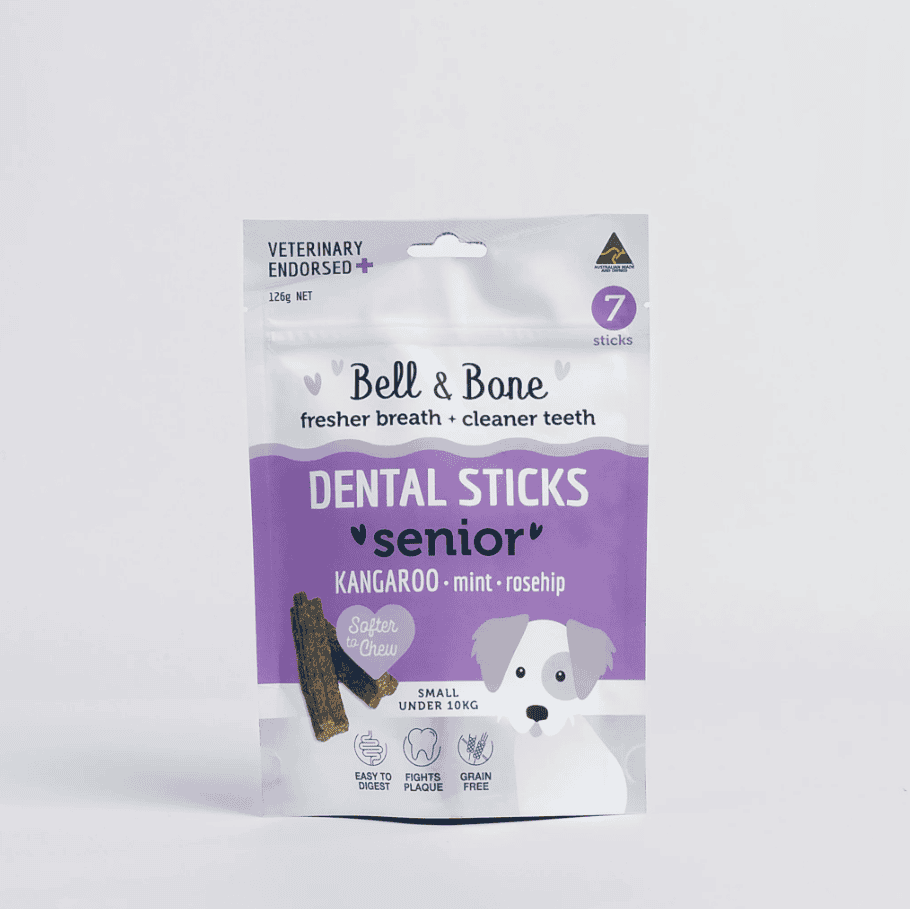 Bell & Bone Senior Dental Sticks - Kangaroo, Mint and Rosehip