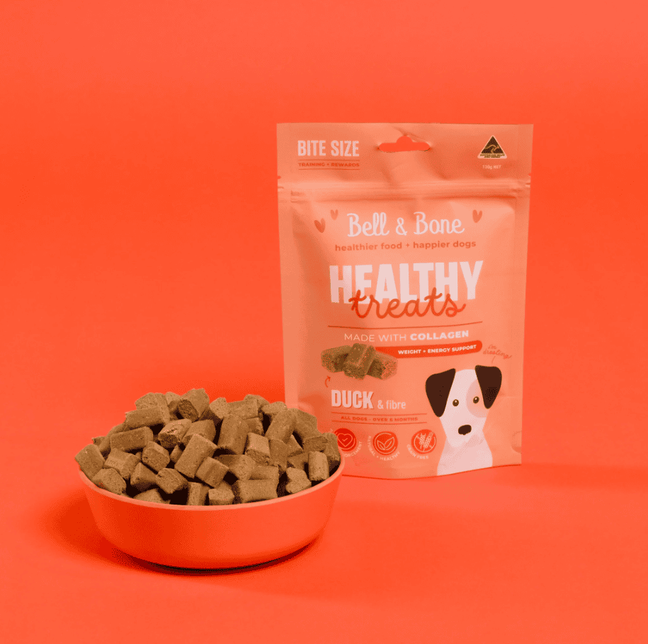 Bell & Bone Healthy Treats, Weight and Energy - Duck & Fibre 130g