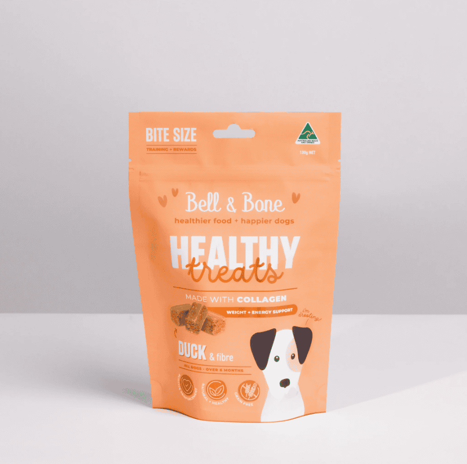 Bell & Bone Healthy Treats, Weight and Energy - Duck & Fibre 130g