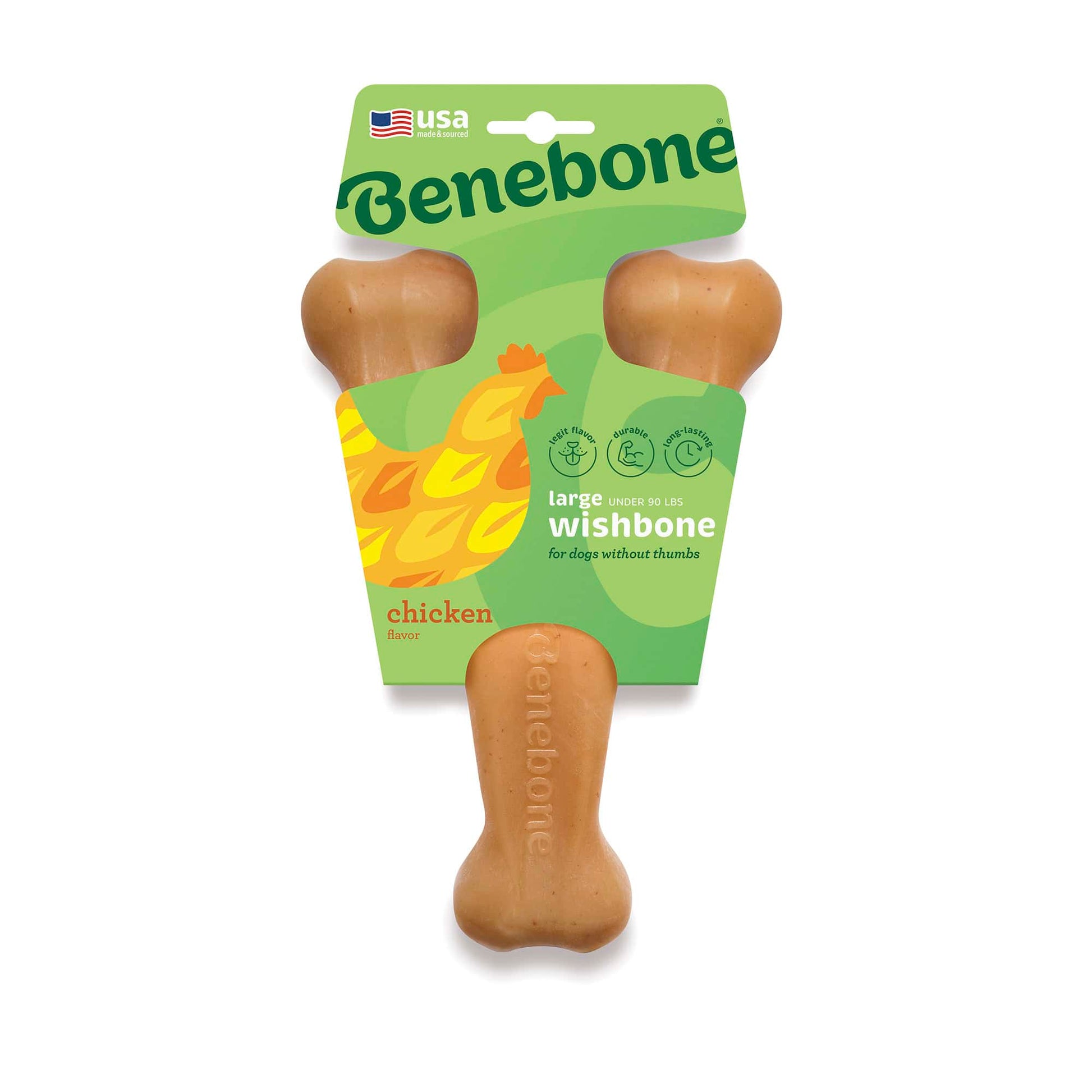 Benebone Chicken Wishbone Dog Chew Toy