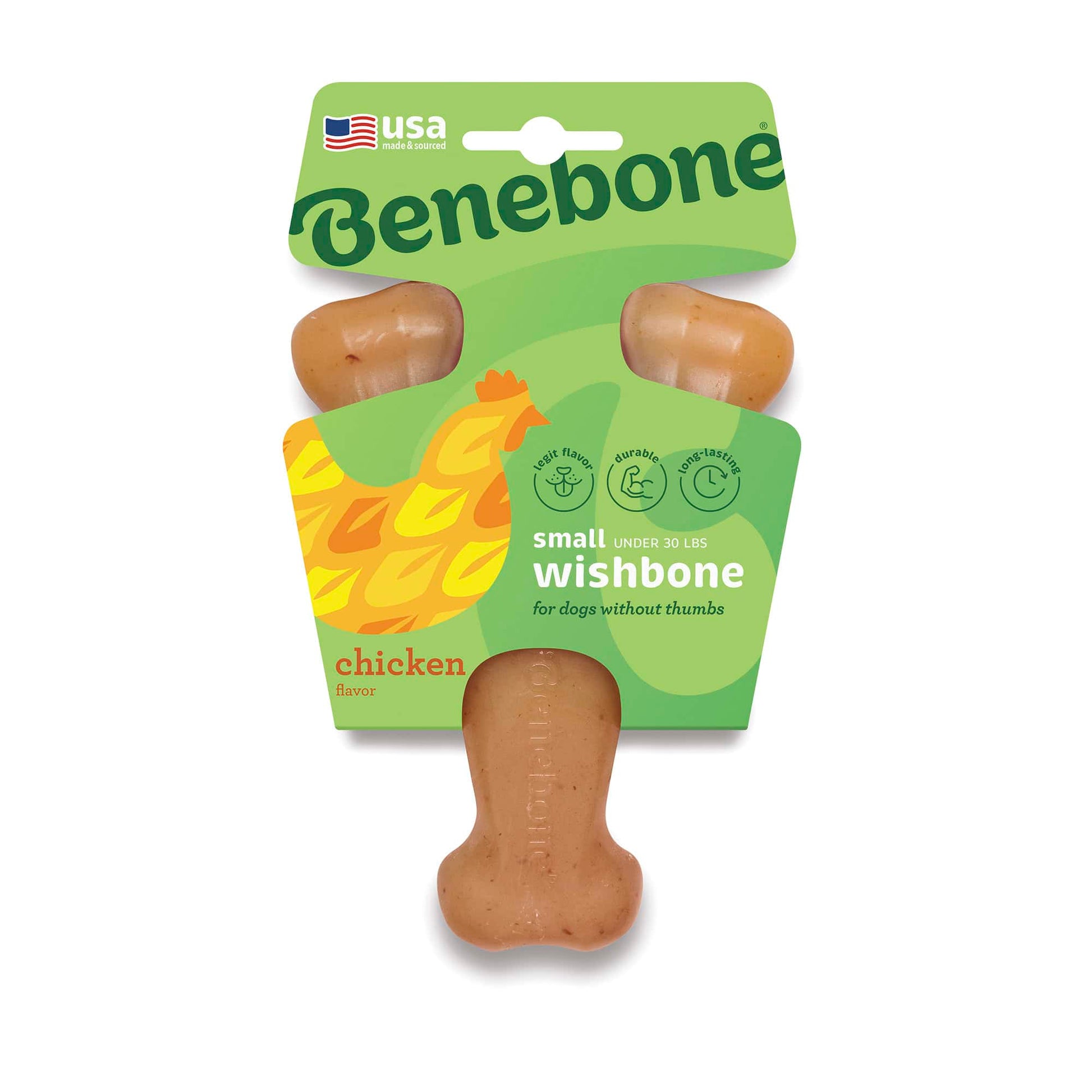 Benebone Chicken Wishbone Dog Chew Toy
