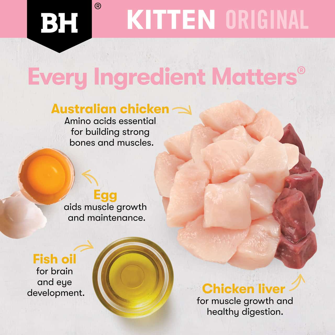 Black Hawk Kitten Dry Food Chicken