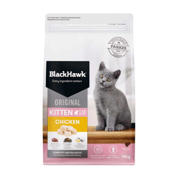 Black Hawk Kitten Dry Food Chicken