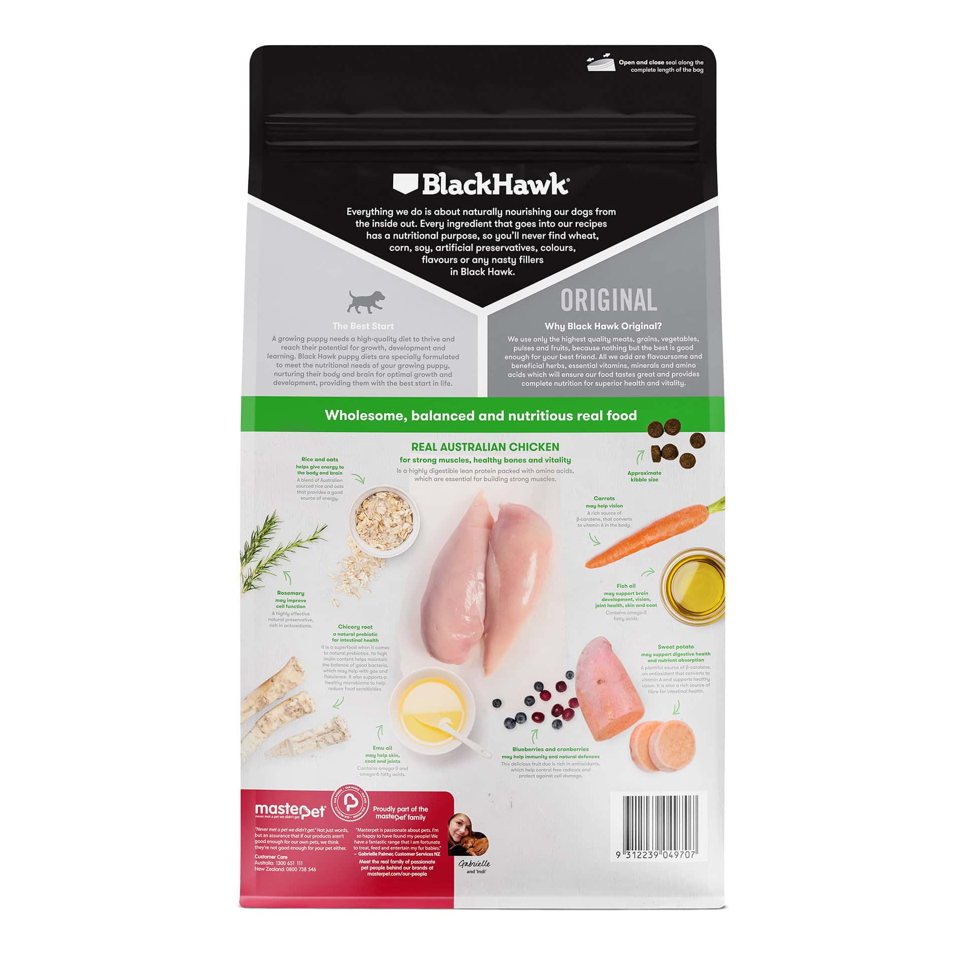 Black Hawk Puppy Small Breed Chicken & Rice