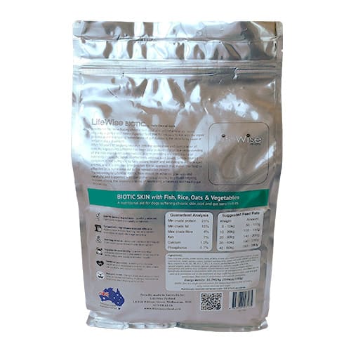 LifeWise Biotic Skin with Fish Rice and Vegetables for Dogs
