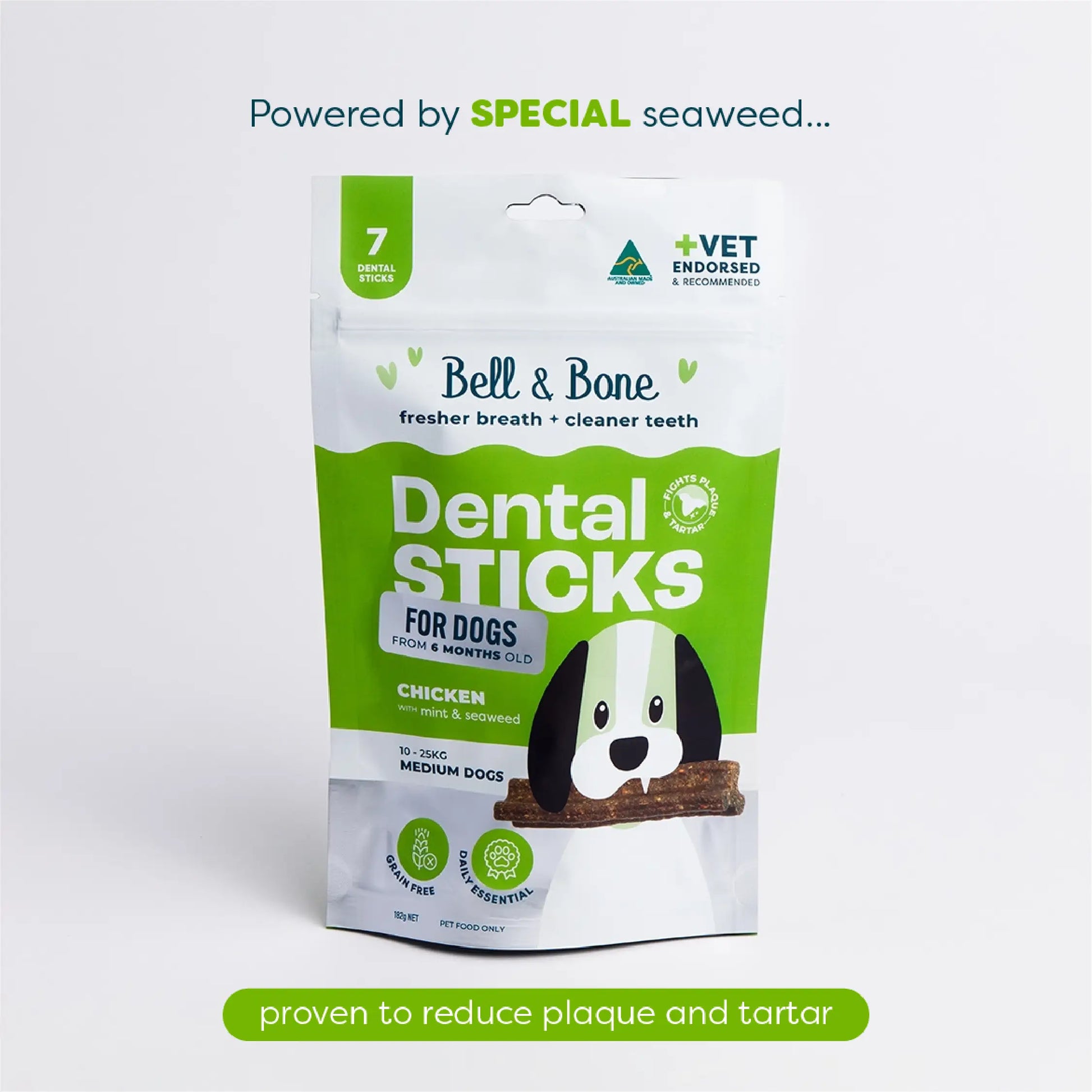 Bell & Bone Dental Stick - Chicken, Mint and Seaweed