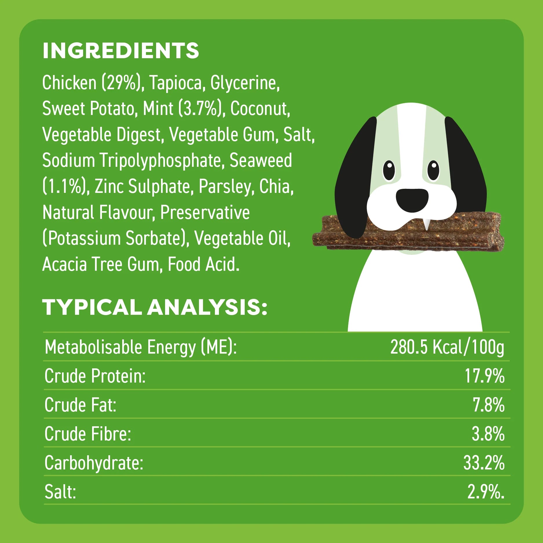 Bell & Bone Dental Stick - Chicken, Mint and Seaweed