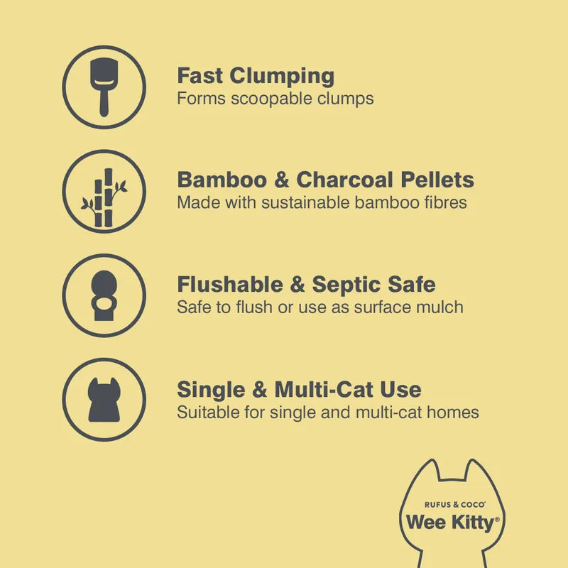 Wee Kitty Bamboo Odor Control Litter
