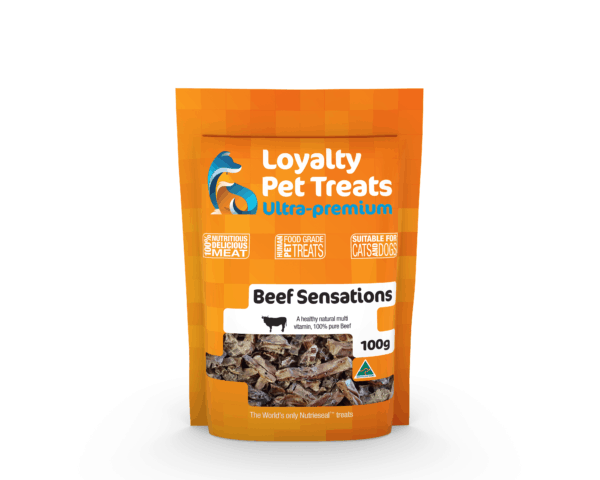 Loyalty Beef Sensations Treats For Dogs & Cats - 100g