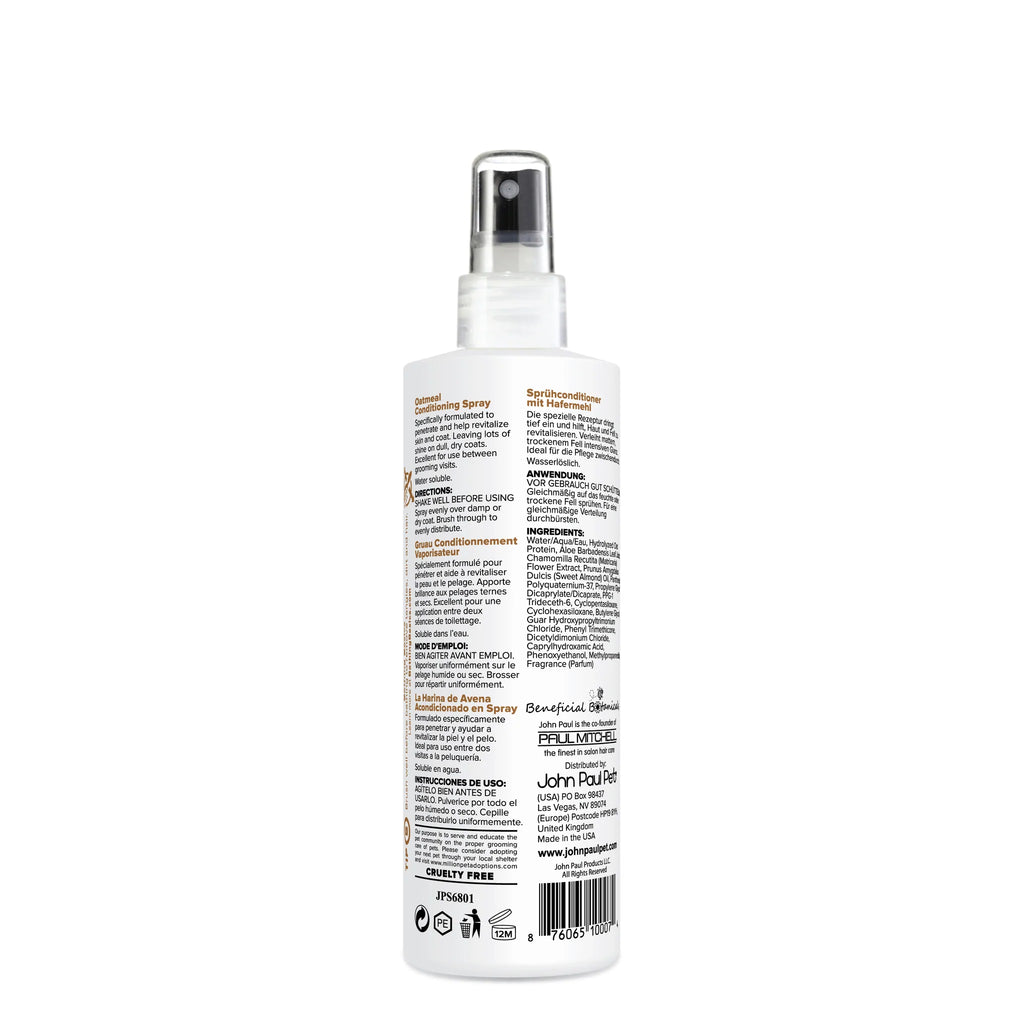 John Paul Pet Oatmeal Conditioning Spray 236ml