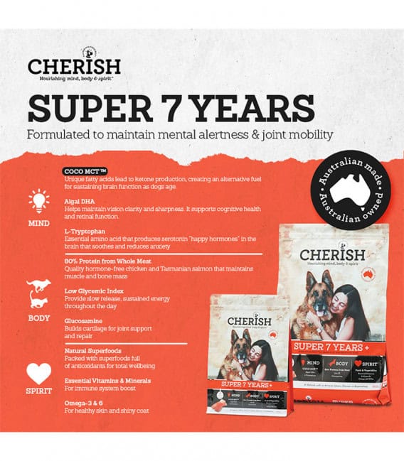 Cherish Super 7 years+ Adult Dog Food