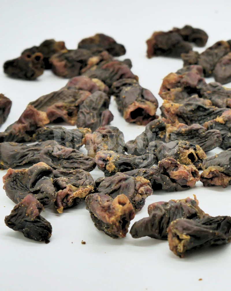 Bugsy's Chicken Heart & Seaweed Dog Treats 100G
