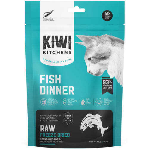 Kiwi Kitchens Freeze Dried Fish Cat Dinner