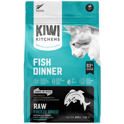 Kiwi Kitchens Freeze Dried Fish Cat Dinner