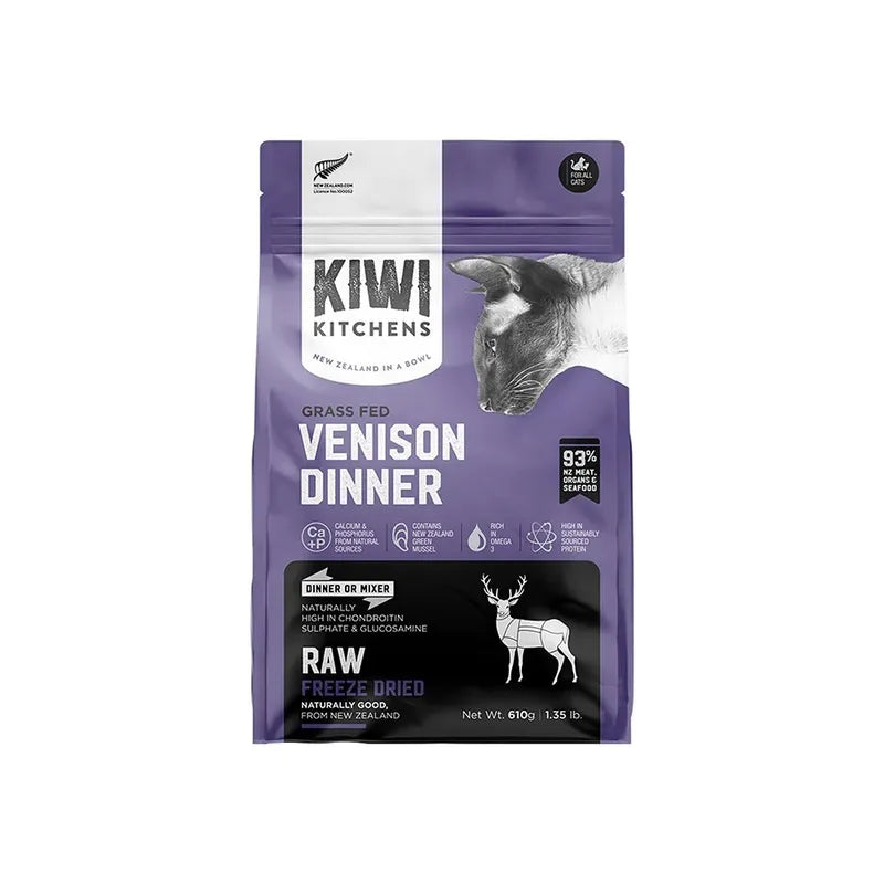 Kiwi Kitchens Freeze Dried Venison Cat Dinner