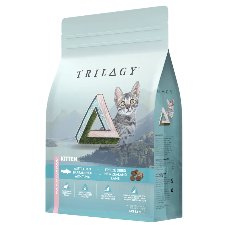 Trilogy Kitten Dry Food Barramundi with Pacific Island Tuna