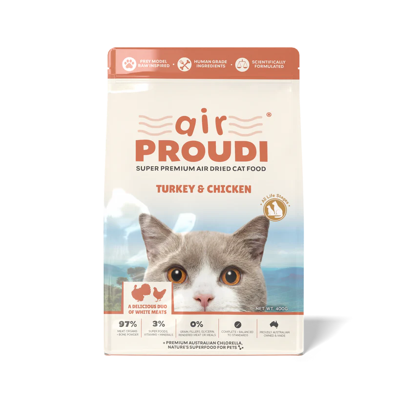 Proudi Premium Air-dried Turkey and Chicken Cat Food