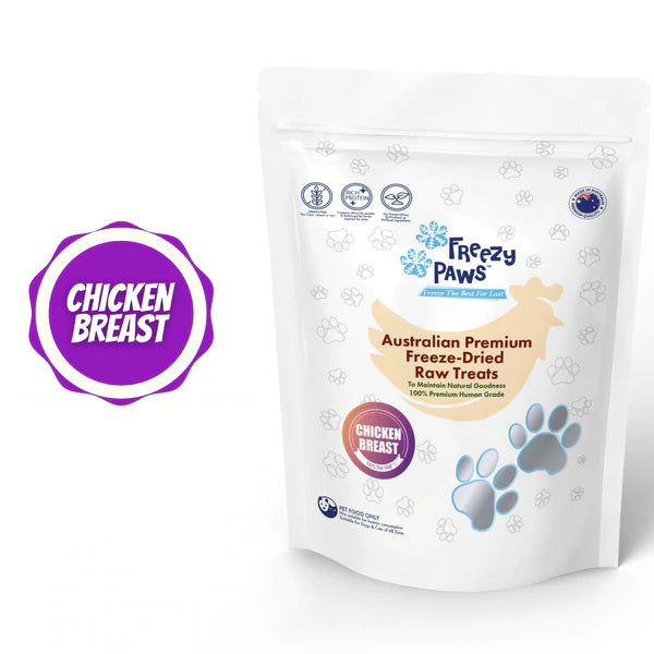 Freezy Paws Freeze Dried Chicken Breast Treats 100G
