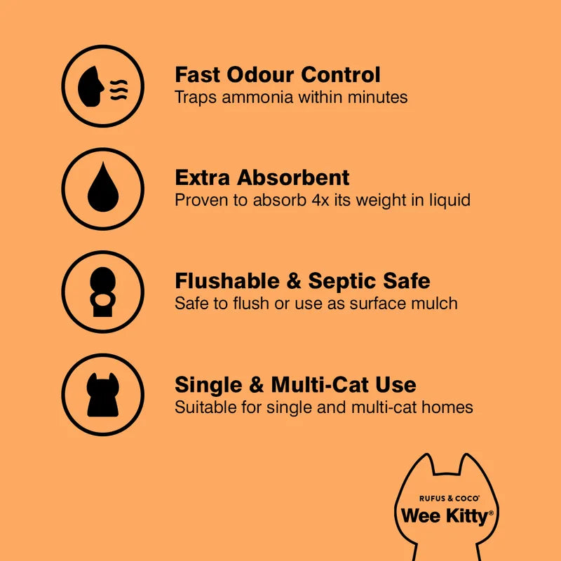 Wee Kitty Natural Clumping Corn Litter