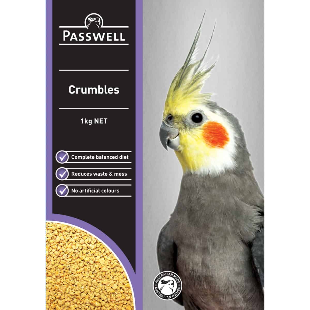 Passwell Crumbles Bird Food
