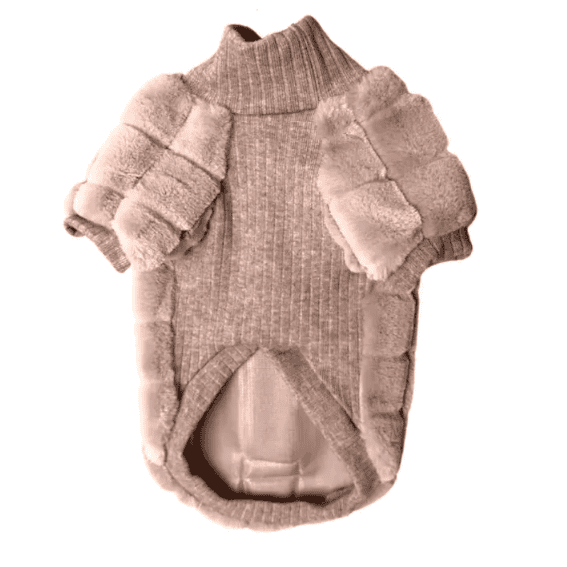 Dogue Fur Baby Dog Jumper - Powder Pink