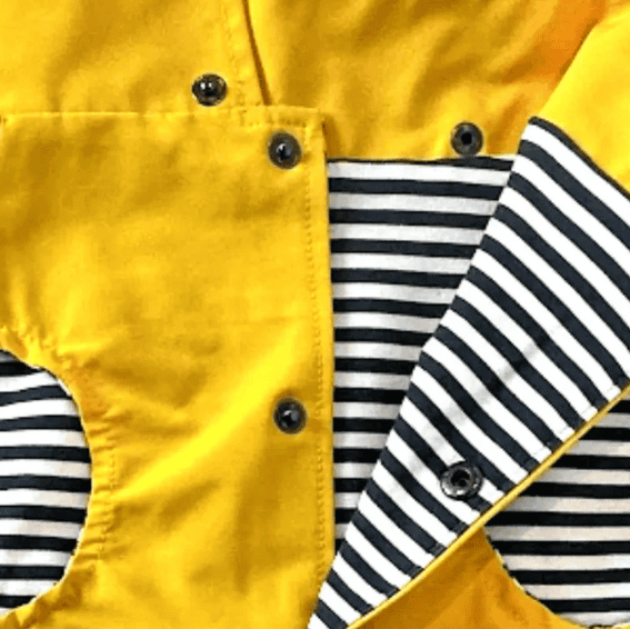 Dogue Essential Dog Raincoat - Yellow 50cm