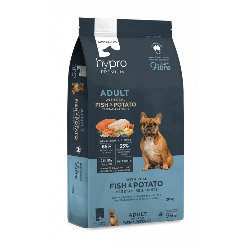 Hypro Premium Fish and Potato Adult Dog food