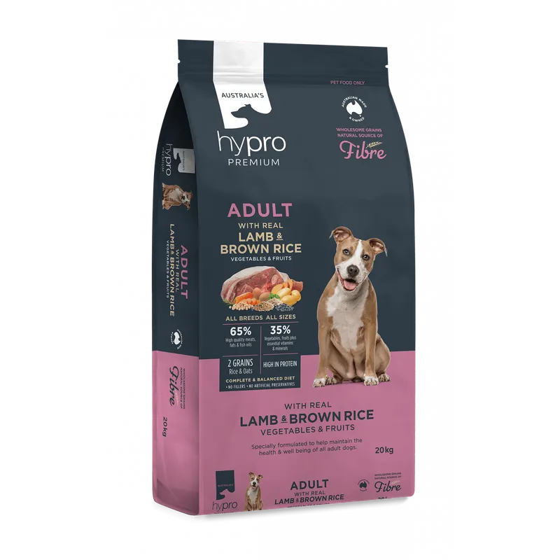 Hypro Premium Lamb and Brown Rice Adult Dog food