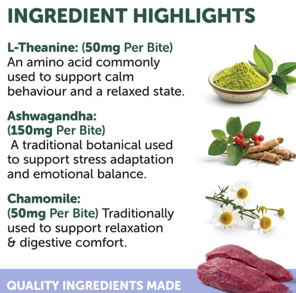 Natural Animal Solutions Freezed Formed Calm Health Bites