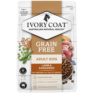 Ivory Coat Adult Dog Grain Free Lamb & Kangaroo