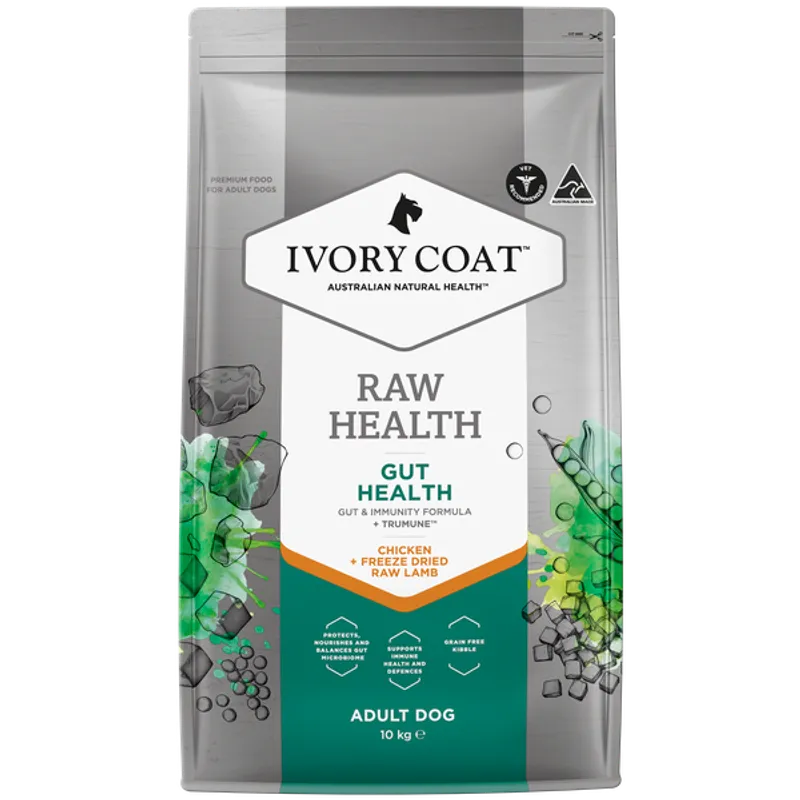 Ivory Coat Raw Health Gut Health Adult Dog Food