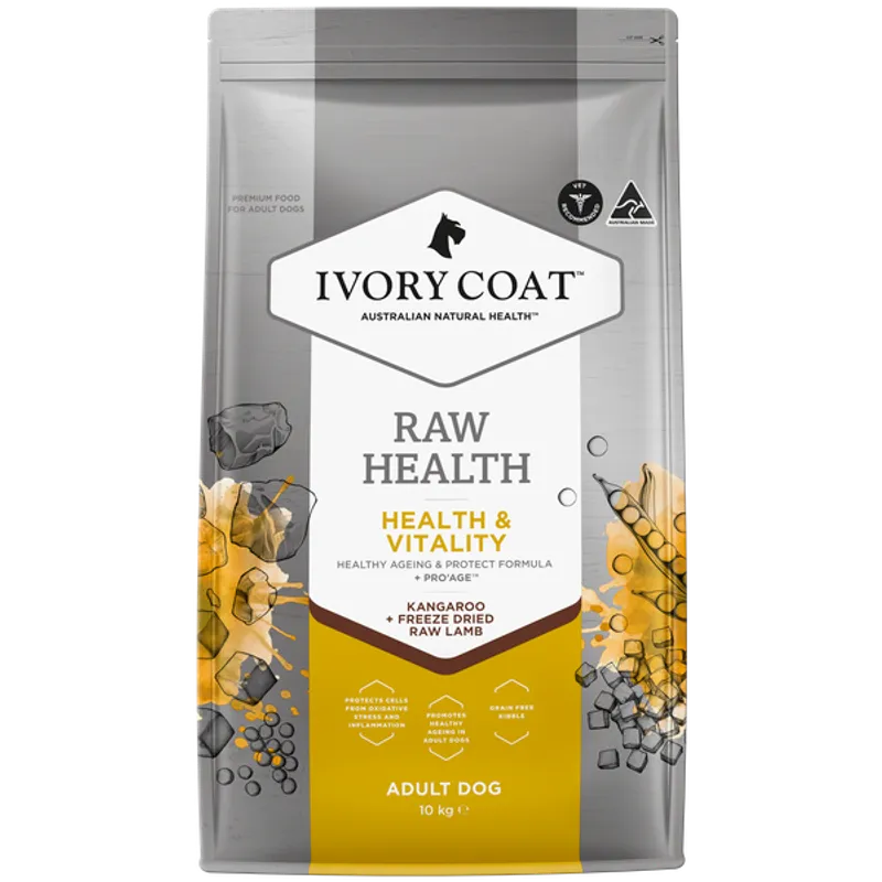 Ivory Coat Raw Health & Vitality Dry Dog Food