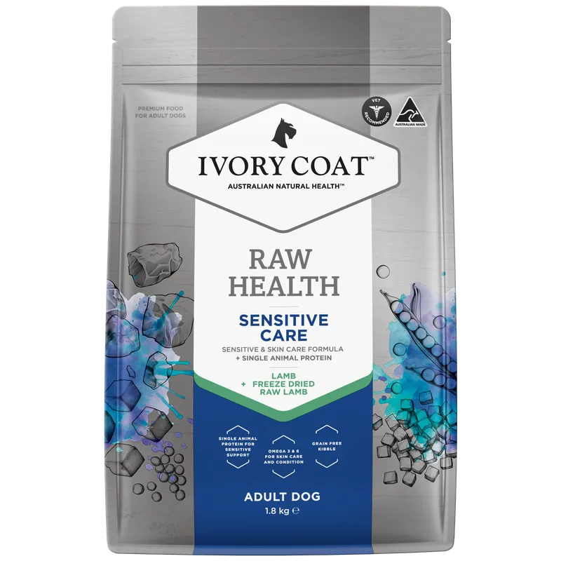 Ivory Coat Raw Health Dog Sensitive Care Dry Dog Food