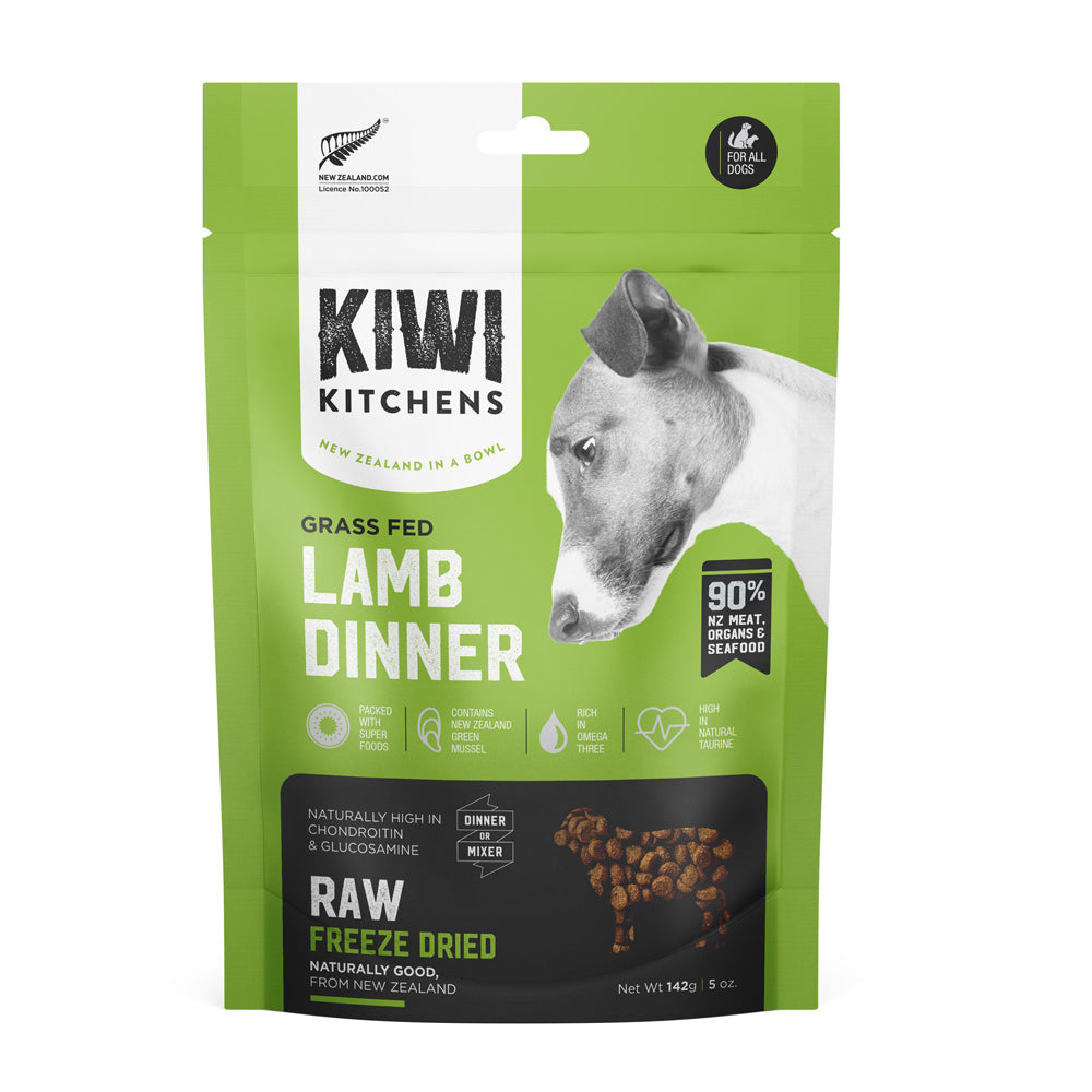 Kiwi Kitchens Freeze Dried Lamb Dinner Dog Food