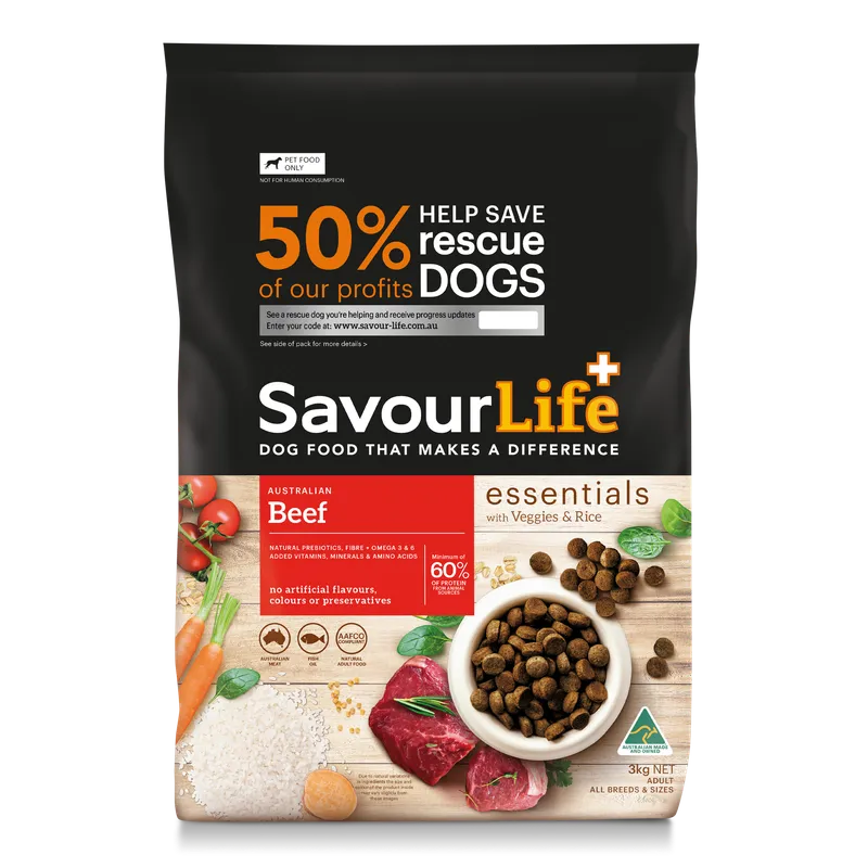 SavourLife Essentials Adult Dog Food Beef