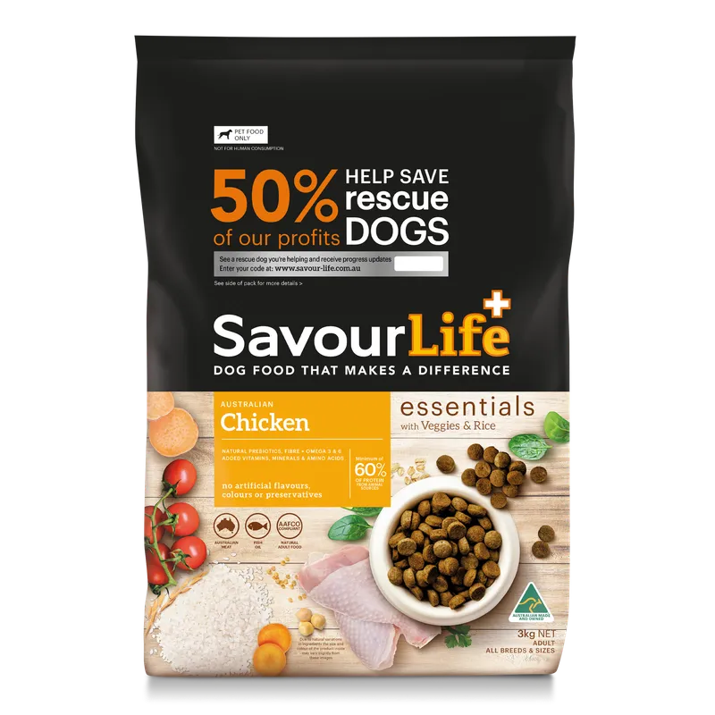SavourLife Essentials Adult Dog Food Chicken