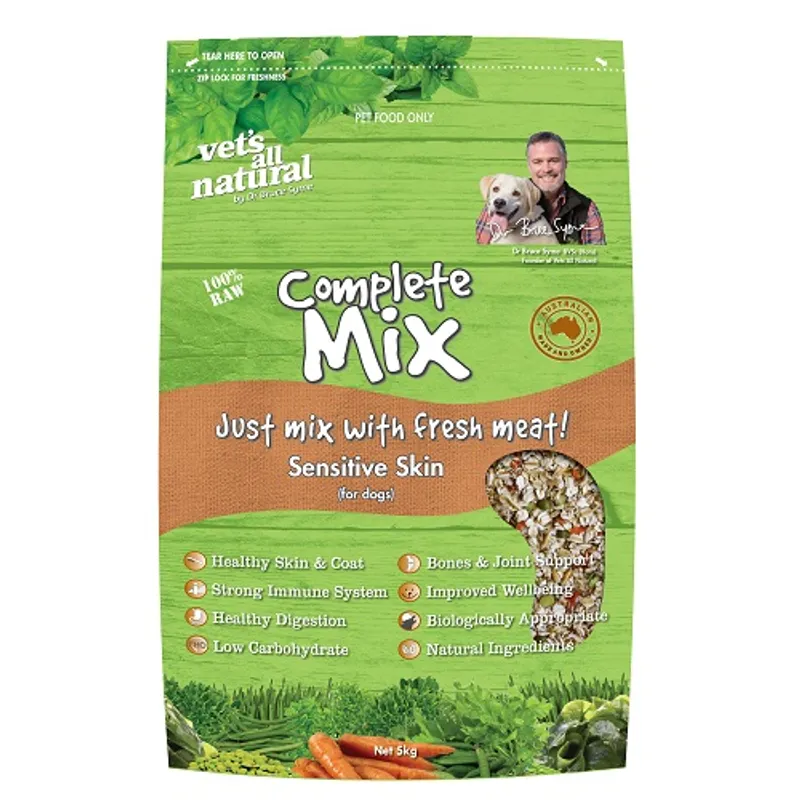 Vets All Natural Complete Mix Sensitive Skin Dog Food