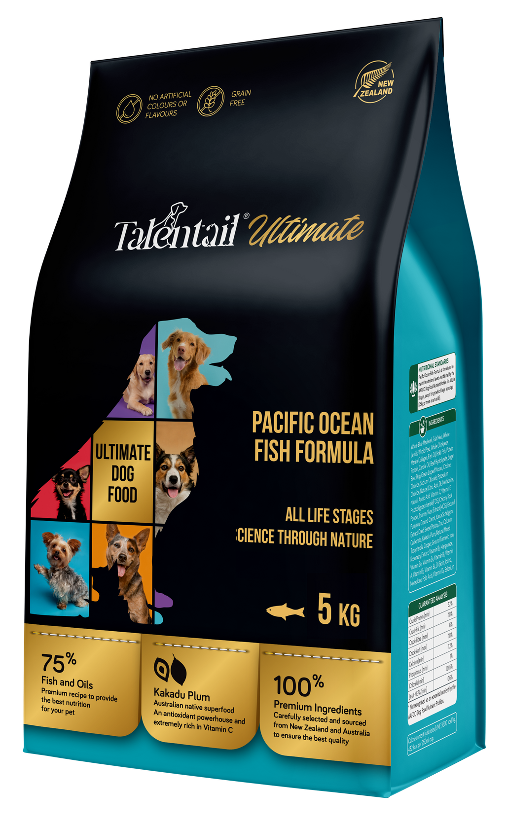 Talentail Ultimate Pacific Ocean Fish Dog Food 5kg